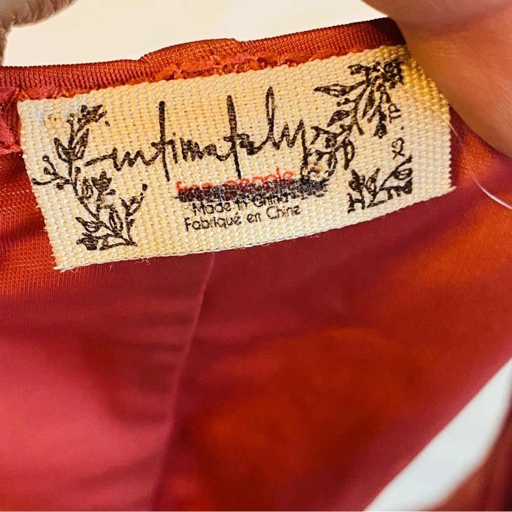Free People Intimately Burnt Orange Shapewear